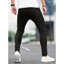 Slim Fit  All-match Jeans, Men's Casual Street Style Medium Stretch Denim Pants For All Seasons